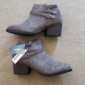 Faux suede Ankle Boots
